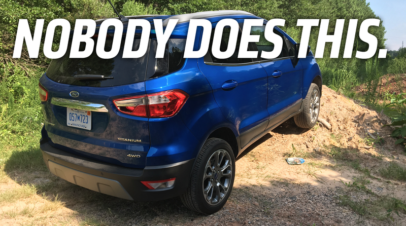Illustration for article titled The 2018 Ford EcoSport Titanium Is a Good Reminder That Humans Are Irrational